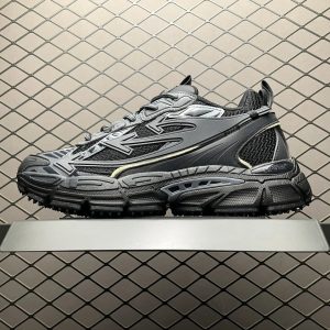 ShoesOff White Chunky Trail Running Sneakers Gray Black