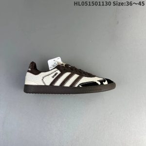 Adidas Samba OG Brown White Low Top Shoes