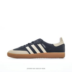 Adidas Samba OG Navy Beige Gum Low Top Shoes