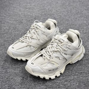 Balenciaga White Mesh Chunky Sole Dad Sneakers
