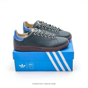 Adidas Samba Blue Gray Low Top Sneakers Shoes