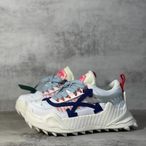 Off-White ODSY-1000 White Blue Chunky Sneakers