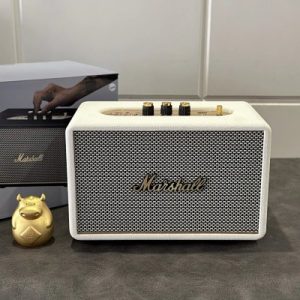 Marshall White Wireless Bluetooth Speaker Home Audio Portable