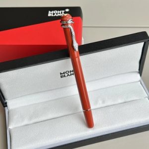 Montblanc Red Tiger Clip Ballpoint Pen Luxury Gift