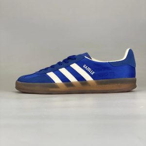Adidas Gazelle Indoor Blue Gum Sole Shoes