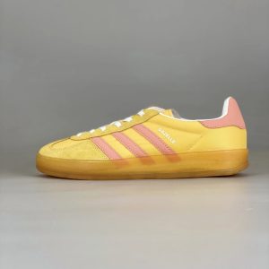 Adidas Gazelle Yellow Pink Gum Sole Sneakers