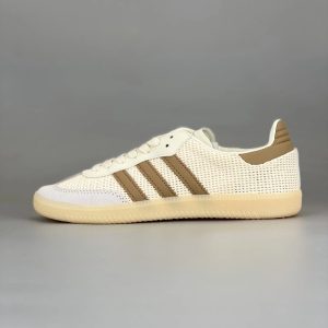 Adidas Samba OG Cream Brown Gum Sole Shoes