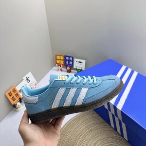 Adidas Samba Blue Suede Low Top Casual Shoes