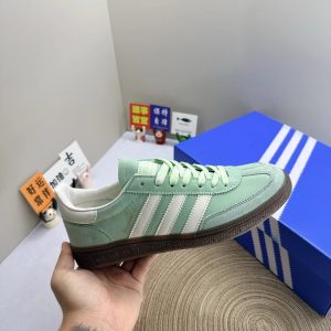Adidas Green Suede Retro Low Top Sneakers