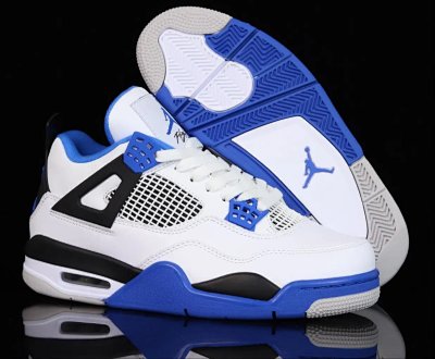 Nike Air Jordan 4 Retro Military Blue Basketball Shoes