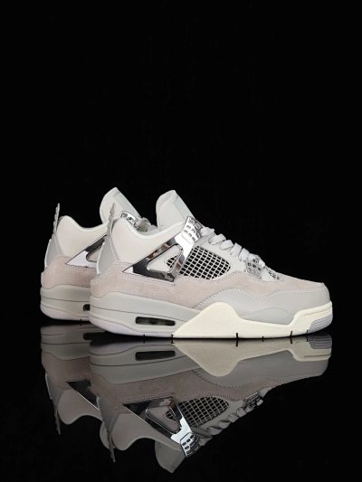 Nike Air Jordan 4 White Cement Retro Sneakers