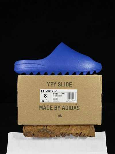 Adidas Yeezy Slide Azure Blue Foam Sandals