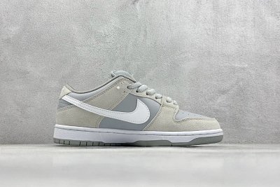 Nike Dunk Low Beige Grey White Casual Shoes