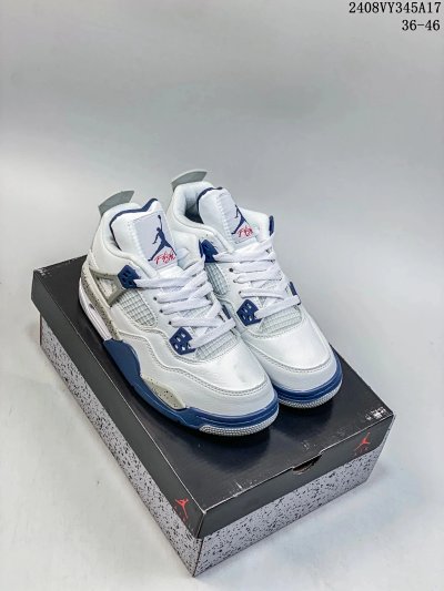 Nike Air Jordan 4 Retro Military Blue Sneakers