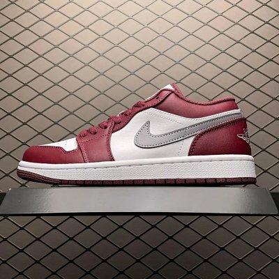 Nike Air Jordan 1 Low Red White Sneakers