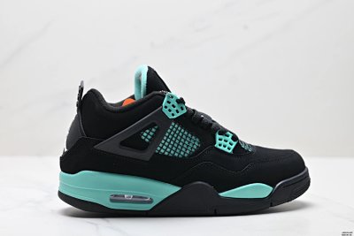 Nike Air Jordan 4 Retro Teal Black Sneakers