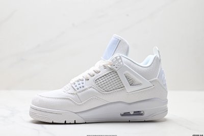 Nike Air Jordan 4 Retro Pure Money White Shoes