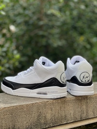 Nike Air Jordan 3 Fragment White Black Shoes