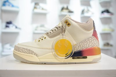 Nike Air Jordan 3 J Balvin Medellin Sunset Shoes