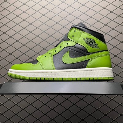 Nike Air Jordan 1 High Green Black Sneakers