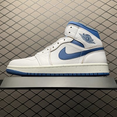 Nike Air Jordan 1 High OG White Blue Sneakers