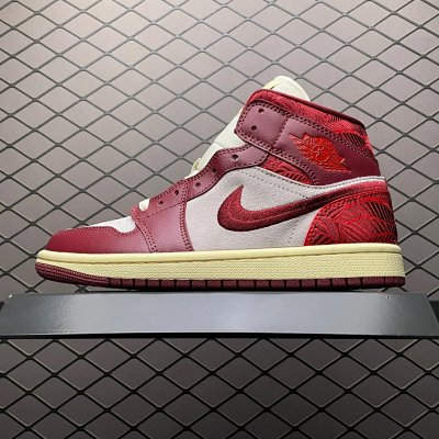 Nike Air Jordan 1 High Red Pink Basketball Shoes