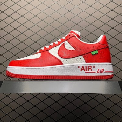 Nike Air Force 1 Low Red White Sneakers