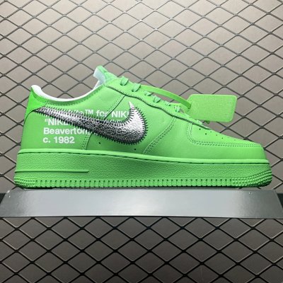 Nike Air Force 1 Low Green Off-White Sneakers