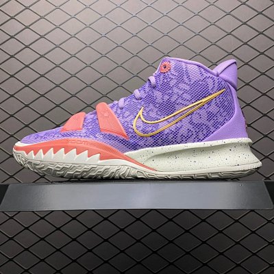 Nike Kyrie 7 Purple Orange Basketball Shoes