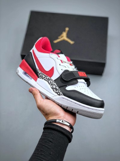 Nike Air Jordan Legacy 312 Low White Red Black Shoes