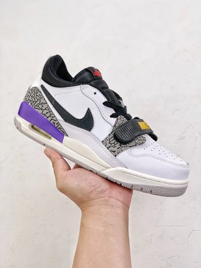 Nike Air Jordan Legacy 312 Low White Purple Shoes