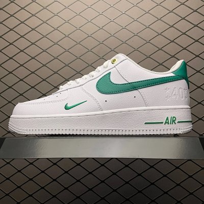 Nike Air Force 1 Low White Green Sneakers