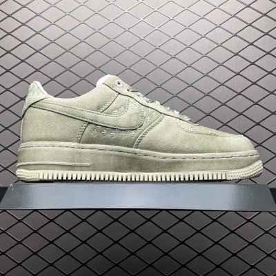 Nike Air Force 1 Low Khaki Suede Casual Shoes