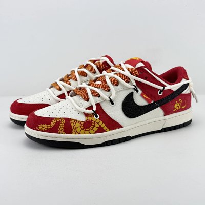 Nike Dunk Low Year of the Dragon Red White Shoes