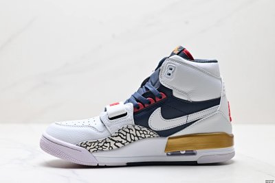Nike Air Jordan Legacy 312 High White Navy Shoes