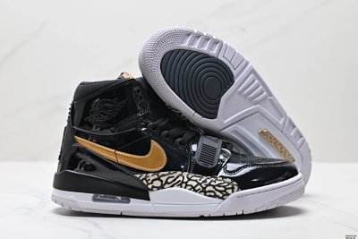 Nike Air Jordan Legacy 312 Black Gold Shoes