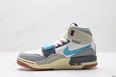 Nike Air Jordan Legacy 312 High White Blue Sneakers