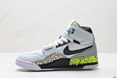Nike Jordan Legacy 312 White Black Volt Sneakers