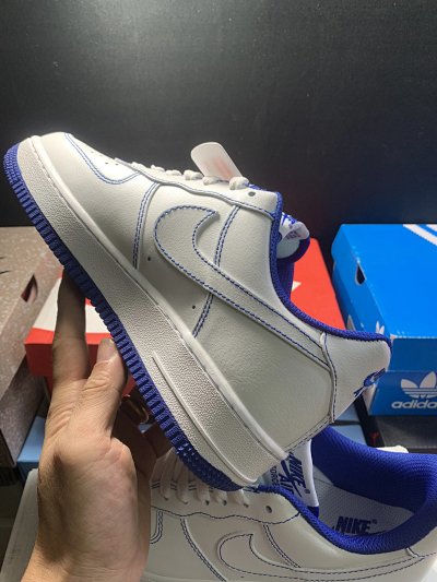Nike Air Force 1 High White Blue Sneakers