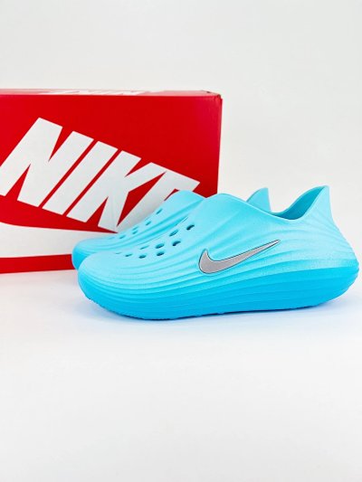Nike Aqua Swoosh Foam Clog Slip-On Sandals Blue
