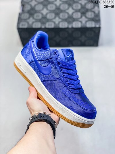 Nike Air Force 1 Low Royal Blue Gum Sole Shoes