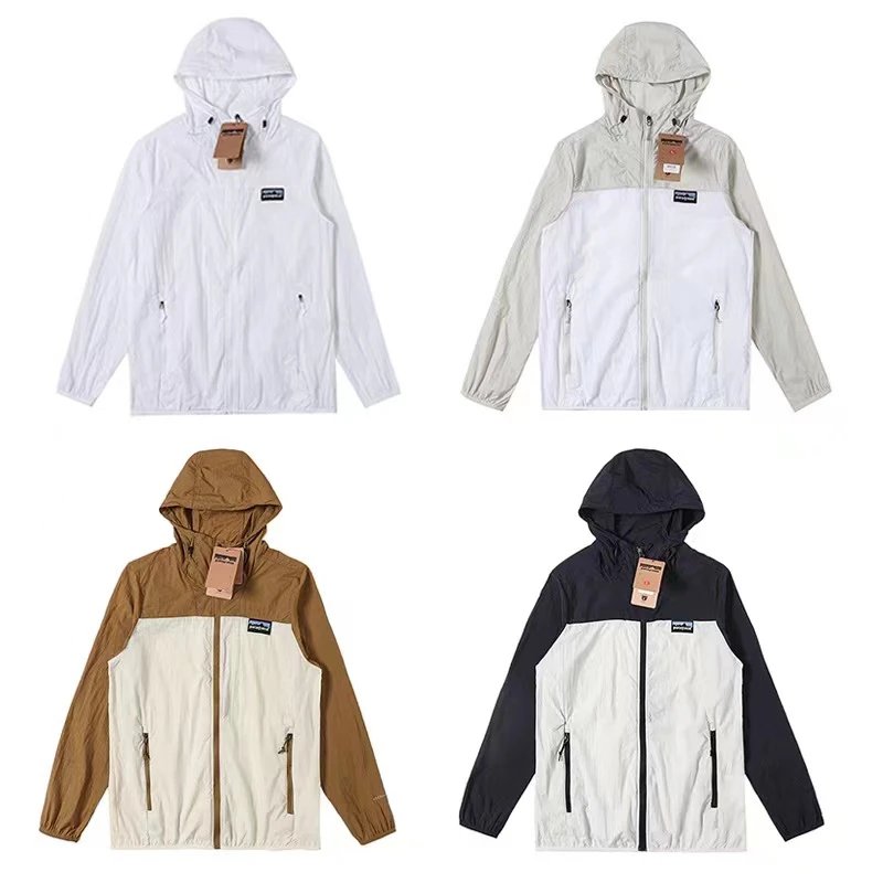 Patagonia Lightweight Hooded Windbreaker Jacket Men Women