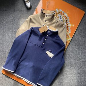 Patagonia Fleece Pullover Snap Sweater for Men Women
