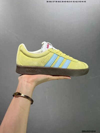 Adidas Gazelle Yellow Blue Gum Sole Sneakers