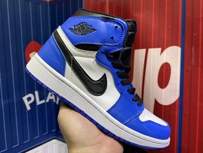 Nike Air Jordan 1 High Royal Blue Black Sneakers