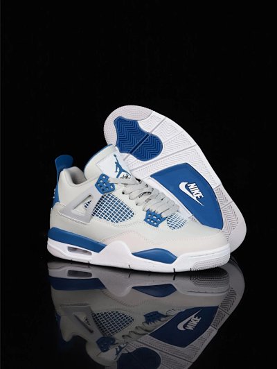 Nike Air Jordan 4 Military Blue Basketball Shoes