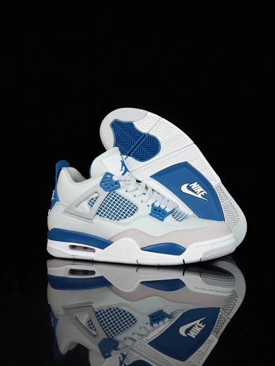 Nike Air Jordan 4 Retro Military Blue Sneakers