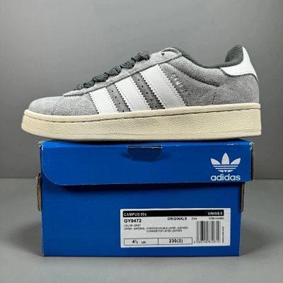 Adidas Campus 00s Grey White Platform Sneakers
