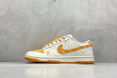 Nike Dunk Low White Yellow Casual Sneakers