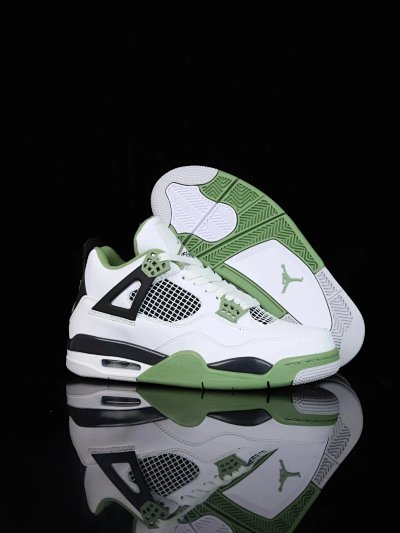 Nike Air Jordan 4 Retro Seafoam White Green Sneakers